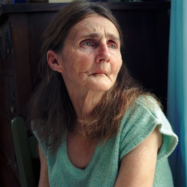 Elder Woman looking outward